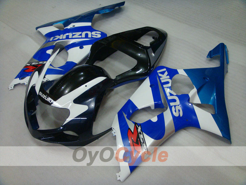 Einspritzverkleidungssatz für GSX R1000 00-02 - Blau, Schwarz - Werksdesign #OYO87905128