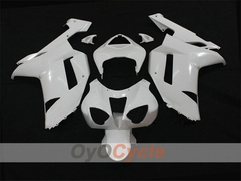 Unlackierter Spritzguss-Verkleidungssatz für NINJA ZX-6R 07-08 - Weiß - Werksdesign #OYO87902472
