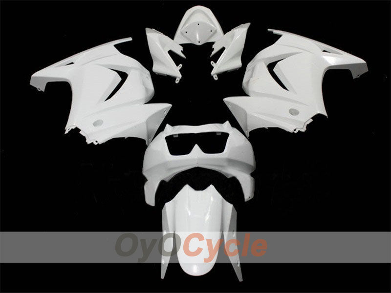 Unlackierter Spritzguss-Verkleidungssatz für NINJA EX250 08-12  - Weiß - Werksdesign #OYO87902474 Hauptbild