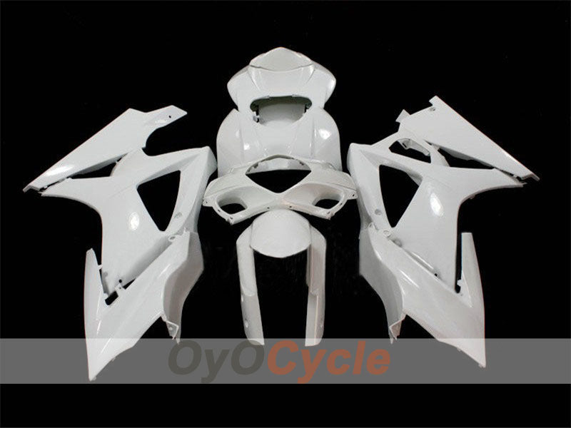 Unlackierter Verkleidungssatz aus Spritzguss für 07-08 GSX R1000 - Weiß - Werksstil #OYO87902483