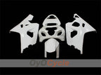 Unlackierter Verkleidungssatz aus Spritzguss für 04-05 GSXR600 - Weiß - Werksstil #OYO87902479