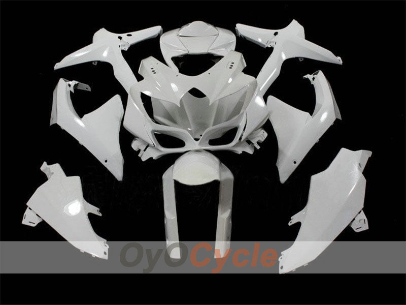 Unlackierter Verkleidungssatz aus Spritzguss für 08-10 GSX R600 - Weiß - Werksstil #OYO87902485 Hauptbild