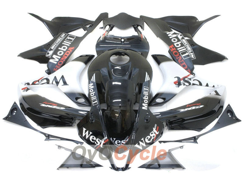 Einspritzverkleidungssatz für CBR600RR 07-08 - Weiß, Schwarz - West #OYO87900439 Hauptbild