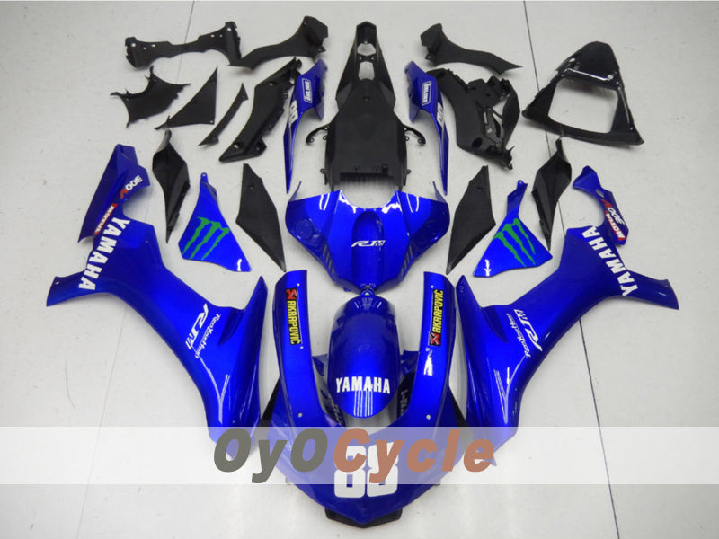 Verkleidungssatz für Einspritzmodelle der YZF-R1, 15-19 - Blau - Werksstil #OYO87914657 Hauptbild