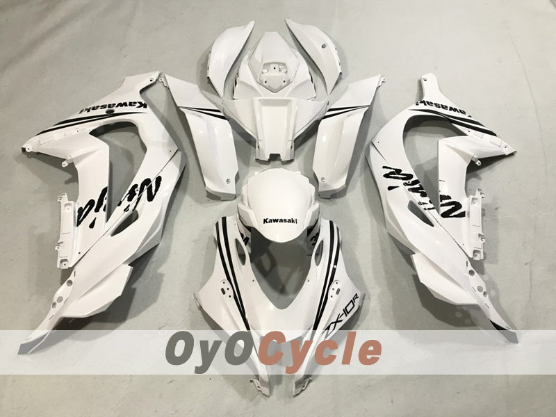 Spritzguss-Verkleidungssatz für 16-20 NINJA ZX-10R - Weiß - Werksstil #OYO87914606