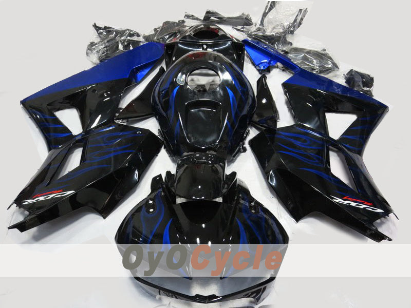 Einspritzverkleidungssatz für CBR600RR 13-20 - Blau - Flamme #OYO87914579
