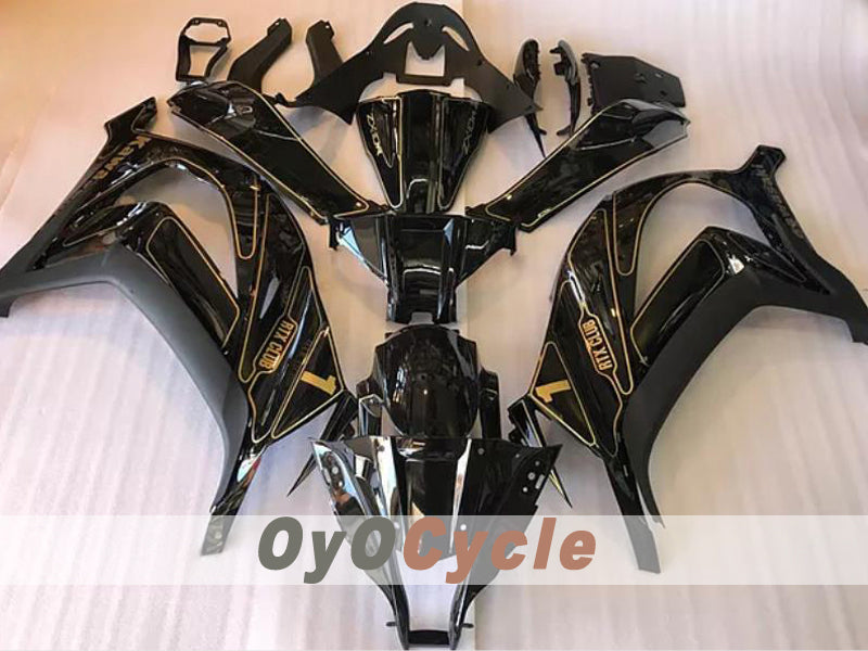 Einspritzverkleidungssatz für 16-20 NINJA ZX-10R - Schwarz, Gold - Werksstil #OYO87914608 Hauptbild