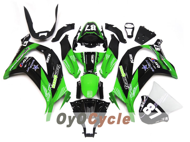 Einspritzverkleidungssatz für 16-20 NINJA ZX-10R - Grün, Schwarz - Werksstil #OYO87914609 Hauptbild