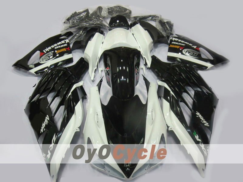 Spritzguss-Verkleidungssatz für 12-25 NINJA ZX-14R - Weiß, Schwarz - Werksstil #OYO87914620 Hauptbild
