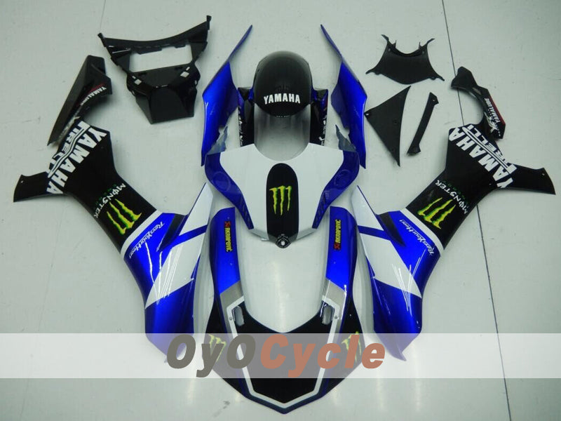 Spritzverkleidungssatz für YZF-R1, 15-19 - Blau, Weiß, Schwarz - Monster #OYO87914650 Hauptbild