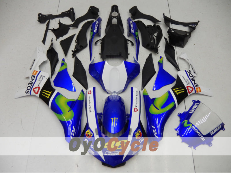 Spritzverkleidungssatz für YZF-R1, 15-19 - Blau, Weiß - Movistar #OYO87914645 Hauptbild