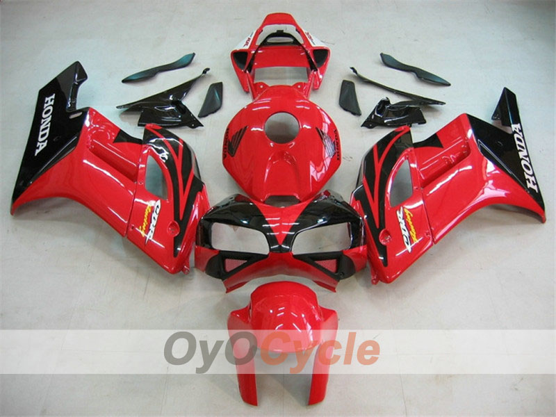 Einspritzverkleidungsset für 04-05 CBR1000RR - Rot, Schwarz - Werksstil #OYO87900518 Hauptbild