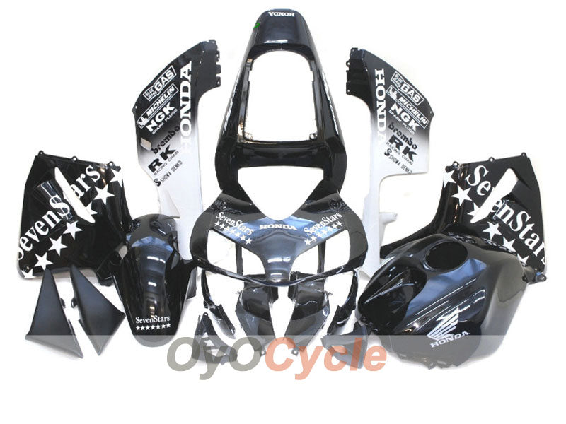 Verkleidungssatz für Einspritzermodelle der CBR600RR 03-04 - Weiß, Schwarz - SevenStars #OYO87902545 Hauptbild