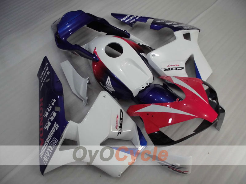 Einspritzverkleidungskit für CBR600RR 03-04 - Blau, Weiß - Werksdesign #OYO87902560 Hauptbild