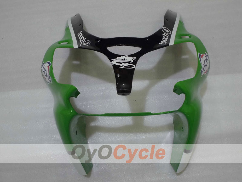 Einspritzverkleidungssatz für 00-02 NINJA ZX-6R - Grün, Schwarz - Nakano #OYO87901730