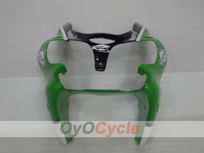 Einspritzverkleidungssatz für 00-02 NINJA ZX-6R - Grün, Schwarz - Nakano #OYO87901730