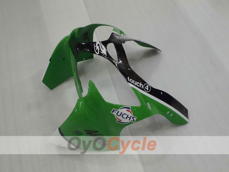 Einspritzverkleidungssatz für 00-02 NINJA ZX-6R - Grün, Schwarz - Nakano #OYO87901730