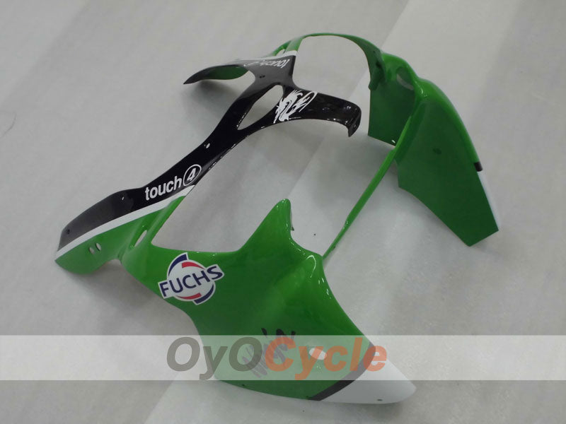 Einspritzverkleidungssatz für 00-02 NINJA ZX-6R - Grün, Schwarz - Nakano #OYO87901730