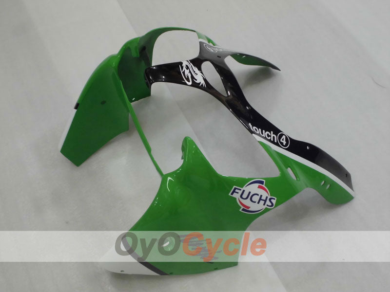 Einspritzverkleidungssatz für 00-02 NINJA ZX-6R - Grün, Schwarz - Nakano #OYO87901730
