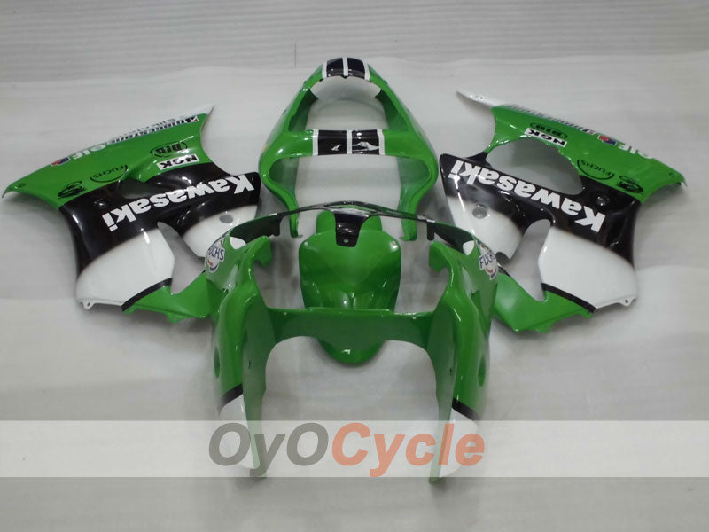 Einspritzverkleidungssatz für 00-02 NINJA ZX-6R - Grün, Schwarz - Nakano #OYO87901730 Zweitbild
