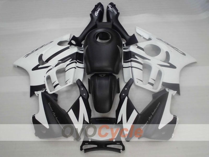 Einspritzverkleidungssatz für CBR600F3, 95-96 - Weiß, Schwarz, Matt - Werksausführung #OYO87900014 Zweitbild