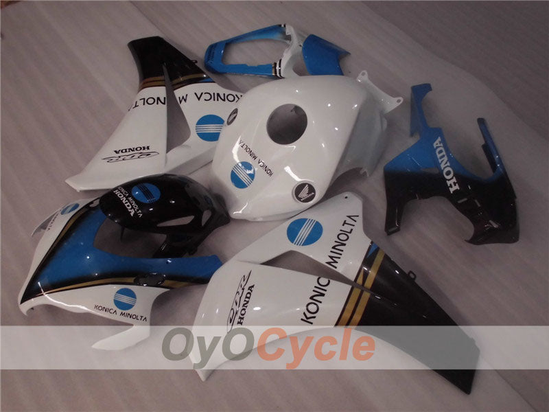 Verkleidungssatz für Einspritzmodelle für CBR1000RR 08-11 - Blau, Weiß - Konica Minolta #OYO87900691
