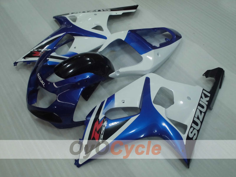 Verkleidungssatz für Einspritzmodelle 01-03 GSX R600 - Blau, Weiß - Werksstil #OYO87905098 Hauptbild