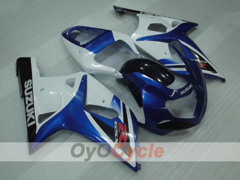 Verkleidungssatz für Einspritzmodelle 01-03 GSX R600 - Blau, Weiß - Werksstil #OYO87905098