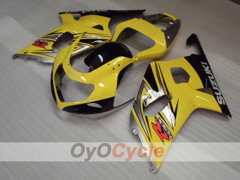 Verkleidungssatz für Einspritzmodelle 01-03 GSX R600 - Gelb, Schwarz - Werksstil #OYO87905094 Hauptbild