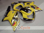 Verkleidungssatz für Einspritzmodelle 01-03 GSX R600 - Gelb, Schwarz - Werksstil #OYO87905094