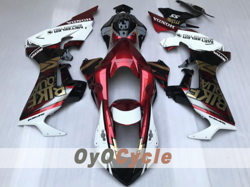 Einspritzverkleidungssatz für 17-19 CBR1000RR - Weinrot, Weiß - Sonstige #OYO87914586