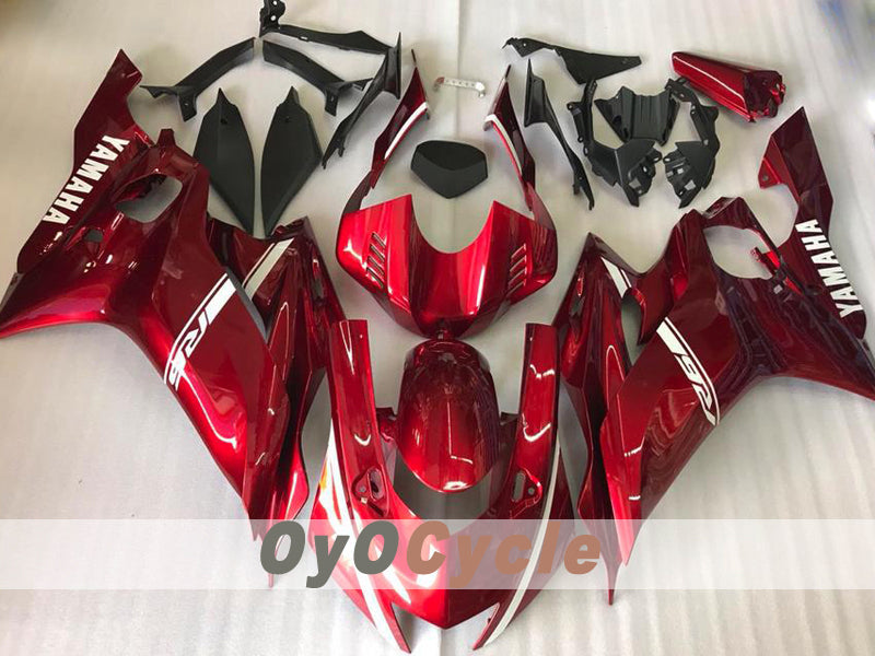 Verkleidungssatz für Einspritzmodelle der YZF-R6, 17-22 - Weinrot - Werksstil #OYO87914667 Hauptbild