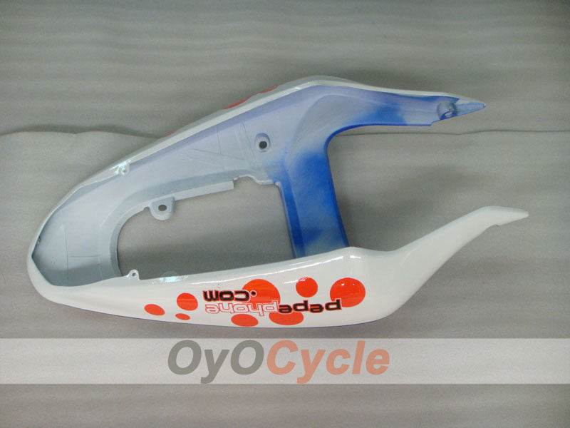 Einspritzverkleidungssatz für GSX R1000 00-02 - Blau, Weiß - Dark Dog, MOTUL #OYO87905215