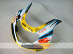 Einspritzverkleidungssatz für GSX R1000 00-02 - Blau, Weiß - Dark Dog, MOTUL #OYO87905215