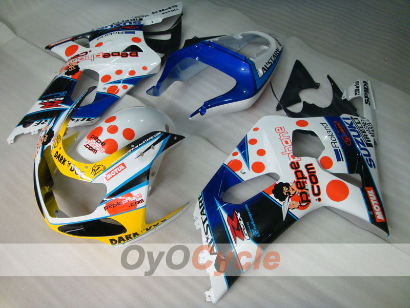 Einspritzverkleidungssatz für GSX R750 00-03 - Blau, Weiß - Dark Dog #OYO87905169 Zweitbild