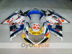 Einspritzverkleidungssatz für GSX R1000 00-02 - Blau, Weiß - Dark Dog, MOTUL #OYO87905215