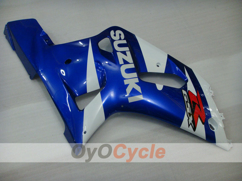 Verkleidungssatz für 01-03 GSX R600, Spritzguss - Blau, Schwarz - Werksstil #OYO87905089