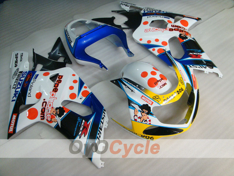 Einspritzverkleidungssatz für GSX R1000 00-02 - Blau, Weiß - Dark Dog, MOTUL #OYO87905215 Hauptbild
