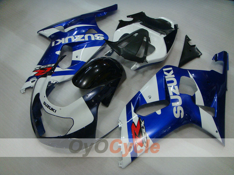 Einspritzverkleidungssatz für GSX R750, Baujahr 00-03 - Blau, Schwarz - Werksstil #OYO87905144 Zweitbild