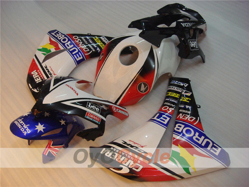 Verkleidungssatz für Einspritzmodelle für CBR1000RR 08-11 - Weiß, Schwarz - Lee #OYO87900694 Zweitbild