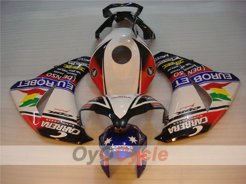 Verkleidungssatz für Einspritzmodelle für CBR1000RR 08-11 - Weiß, Schwarz - Lee #OYO87900694 Hauptbild
