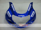 Verkleidungssatz für 01-03 GSX R600, Spritzguss - Blau, Weiß - MOTUL #OYO87905087