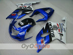 Verkleidungssatz für 01-03 GSX R600, Spritzguss - Blau, Weiß - MOTUL #OYO87905087