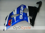 Einspritzverkleidungssatz für GSX R1000 00-02 - Weiß, Schwarz - Werksstil #OYO87905221