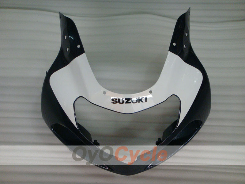 Einspritzverkleidungssatz für GSX R1000 00-02 - Weiß, Schwarz - Werksstil #OYO87905221