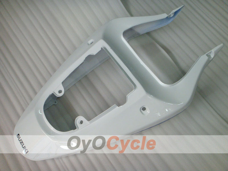 Einspritzverkleidungssatz für GSX R1000 00-02 - Weiß, Schwarz - Werksstil #OYO87905221