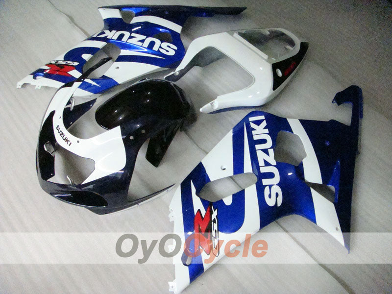 Einspritz-Verkleidungssatz für GSX R600 01-03 - Blau, Weiß - Werksstil #OYO87901113 Hauptbild