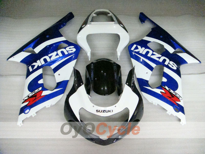Einspritz-Verkleidungssatz für GSX R600 01-03 - Blau, Weiß - Werksstil #OYO87901113 Zweitbild