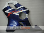 Einspritzverkleidungssatz für CBR600F4i 01-03 - Blau, Weiß - Werksdesign #OYO87900184