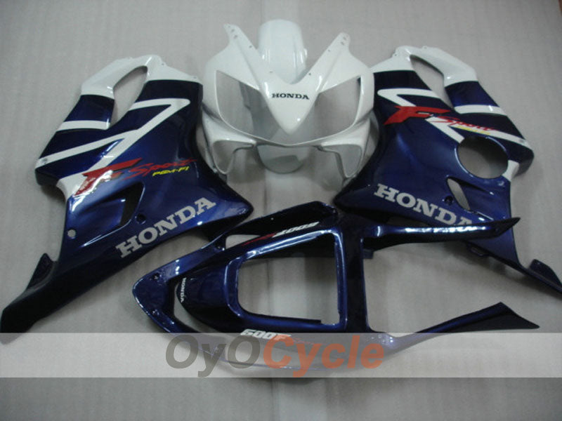 Einspritzverkleidungssatz für CBR600F4i 01-03 - Blau, Weiß - Werksdesign #OYO87900184 Hauptbild
